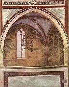 GIOTTO di Bondone View of a chapel oil on canvas